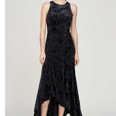 Js Collections Black Asymmetrical High-Low Halter… - image 1