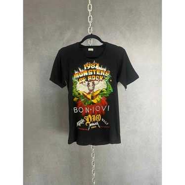 Original Bon Jovi 1987 World Tour Vintage T-shirt Made in