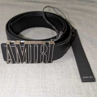 AMIRI ブラックベルト 44/110 AMIRI ブラックベルト 44/110 AMIRI アミリ MA ロゴ バックル