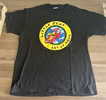 Vintage Little Feat Concert T Shirt 1990 Texas Twister Black