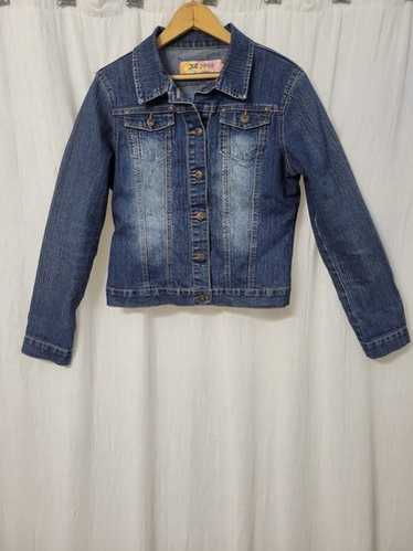 ジャケット・アウター DENIM LIKE PRINT SHIRT Access 3998 jean - Gem