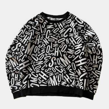 パーカー・フーディ Moschino All-Over Logo Print Sweatshirt Moschino All Over Print Jacket - Gem