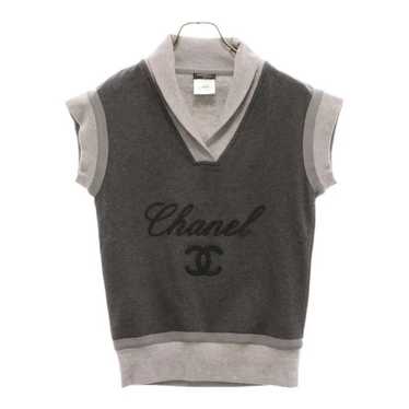 CHANEL - CHANEL ベスト　ノースリーブ　ココマーク 最終値下げシャネルココマーク カシミヤ ノースリーブ ベスト