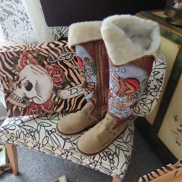 Ed hardy knee high - Gem