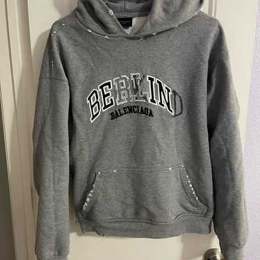 BALENCIAGA Be Kind パーカー BALENCIAGA バレンシアガ 23AW BE KIND ROUND HOODIE ダメージ