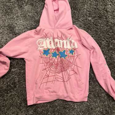 【正規品】Sp5der Atlanta ピンク Sサイズ スパイダー 説明欄必読 Atlanta Sp5der Hoodie (pink) - Gem