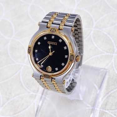 GUCCI - 稼働 GUCCI 腕時計 9000M デイト ボーイズ アンティーク