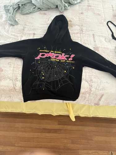 Sp5der hoodie black p*nk - Gem