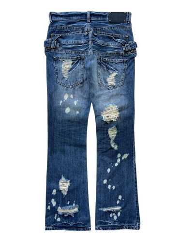 00s midas japanese label flare denim デニム