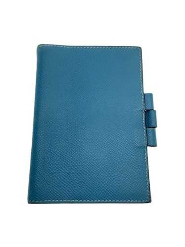 HERMES エルメス アジェンダ PM 手帳 ブルー イエロー バイ