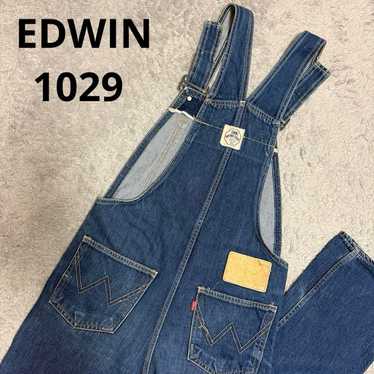 70's VINAGE EDWIN 1029 デニムオーバーオール　リンス　濃紺 70's VINAGE EDWIN 1029 デニムオーバーオール リンス 濃紺