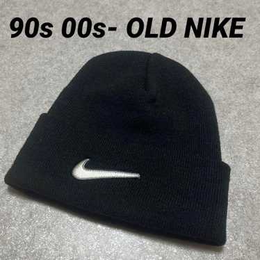 NIKE BIG SWOOSH VINTAGE 90s BEANIE WINTER HAT | eBay