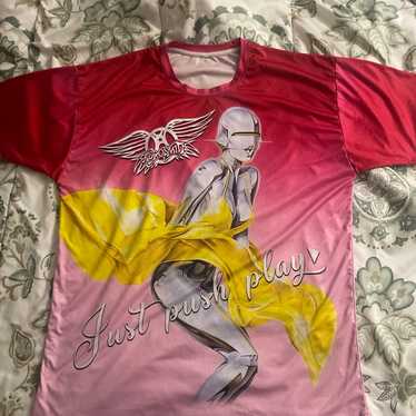 Aerosmith Just Push Play Tour Tシャツ 00's AEROSMITH 2001年 JUST PUSH PLAY TOUR VINTAGE TEE - WAVE