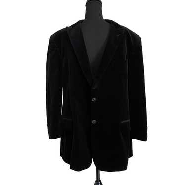 velet 下北沢　smoking jacket Men Smoking Jacket Black Velvet Smoking Jackets Quilted Silk