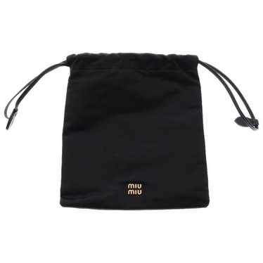 Miumiu miu drawstring pouch - Gem
