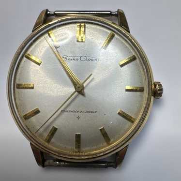 時計 SEIKO CROWN DIASHOCK 21 JEWELS Seiko Crown Diashock 21 Jewels Watch - Used - Scratches