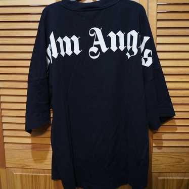【Palm Angels 】ゴシックオーバーサイズTシャツ Palm angels oversized t - Gem