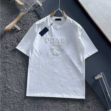 PRADA プラダ Tシャツ メンズ JERSEY ホワイト Mサイズ UJM492 S