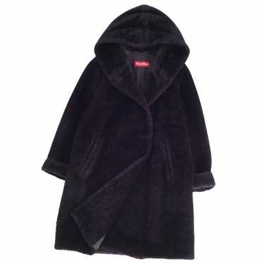 Max Mara Alpaca Hood Coat - Gem