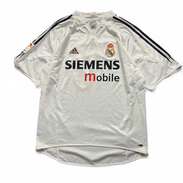 adidas REAL MADRID 「FIGO 10」　M　deadstock FIGO #10 REAL MADRID 1999/2000 L Jersey WHITE H/S Camiseta