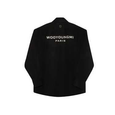 Tシャツ・カットソー Wooyoungmi Cotton Back Logo Long Sleeve T-Shirt Black - 23FW Black Back Logo Long Sleeve T-Shirt - WOOYOUNGMI