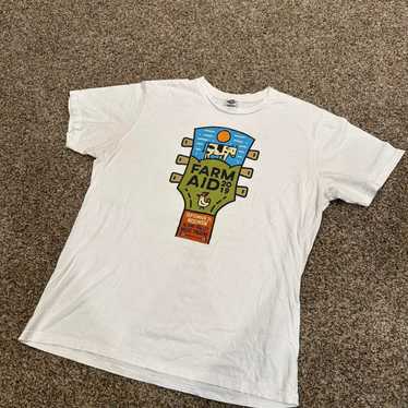 Neil Young Willie Norah 他 FARM AID 25シャツ NWOT Vtg 2003 Farm Aid Shirt Tour Band Rock Willie Nelson