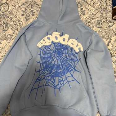 sp5der パーカー ブルー Mサイズ スパイダー ベルーガ パーカー ブルー メンズ - FW23 - JP