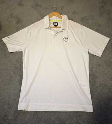 完売品Malbon X CLUBHAUS Tour Polo - White L adidas x Malbon Polo Shirt - White | Free Shipping with