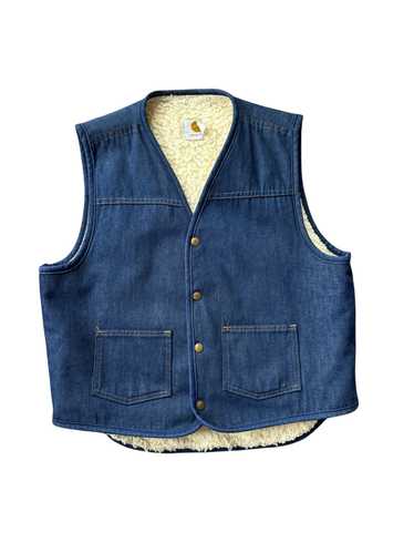 Vintage carhartt vest denim - Gem