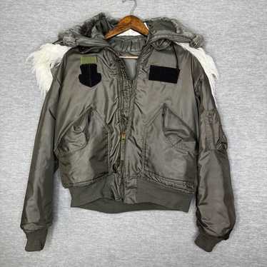 ジャケット・アウター 00s DIESEL n-2b flight jacket Diesel N-2B Military Flight Jacket M Black Quilted Fall