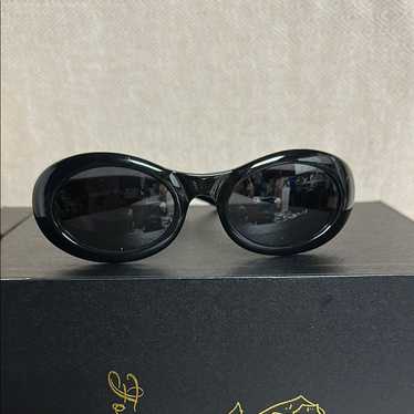 小物 GUCCI sunglasses vintage y2k oval BLK Rare Vintage Y2K GUCCI GG2400/N/S C29 54mm White Oval