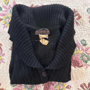 YVES SAINT LAURENT tricotsカーディガン　90s 80s YVES SAINT LAURENT tricotsカーディガン 90s 80s