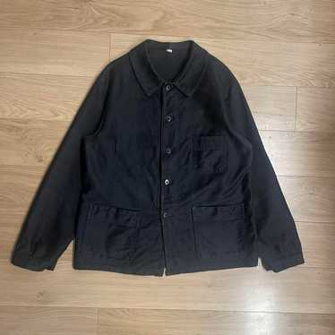 French 50s black moleskin - Gem