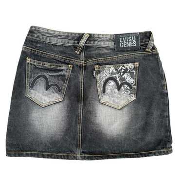 希少　90’s Evisu Paris France vintage skirt Evisu skirt - Gem