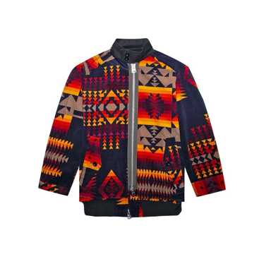 Sacai - Pendleton Panelled Canvas and Printed Cotton