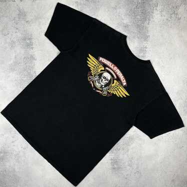 スケートボード 90's powell logo T black original s-l400.jpg