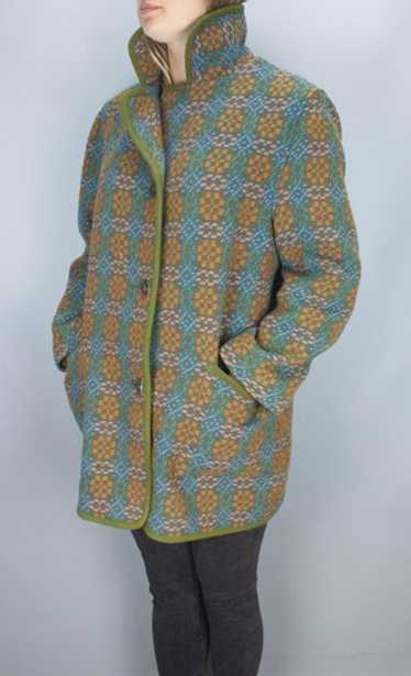 Welsh wool tapestry coat - Gem