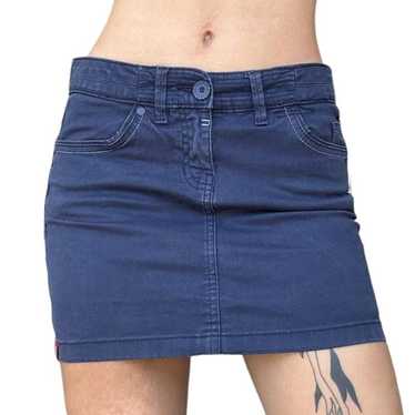 jenny denim mini skirt ♡ blue S ♡andmary ANDMARY】Jenny denim mini skirt
