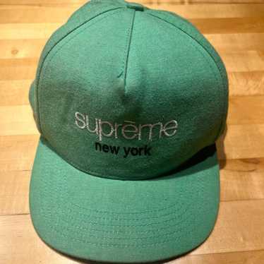 オールド Supreme×Starter キャップ ネイビー×グリーン Supreme supreme starter - Gem