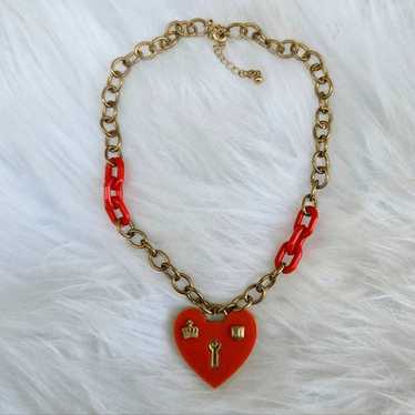 JUICY COUTURE GOLDTONE HEART CHARM BRACELET - Gem