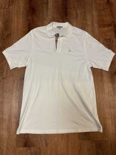 BURBERRY 素敵なpoloドレスシャツ INGLAND製　¥8999→現 Burberry 'Pierson' TB Collar Polo-Shirt Black - Outlet Sale
