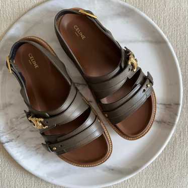 サンダル・ミュール CELINE | TIPPI SLIDE IN SHEARLING AND CALFSKIN celine sandals products for sale | eBay