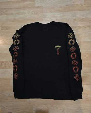 Chrome Hearts ネオン ロンT クロムハーツ ネオンバーロゴロングスリーブTシャツ 長袖ロンT