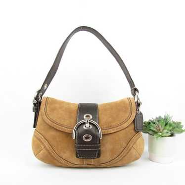Authentic Coach Soho Y2K Red Suede Shoulder Bag | eBay