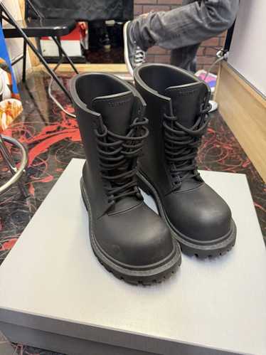 靴 Balenciaga Steroid Boots Balenciaga Steroid Boot Dark Khaki Men's - 717807 W0FOI 1025