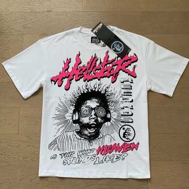 Hellstar white short sleeve - Gem