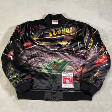 Supreme × Mitchell & Ness Satin ジャケット M Supreme Mitchell & Ness Satin Varsity Jacket (FW24) - $248