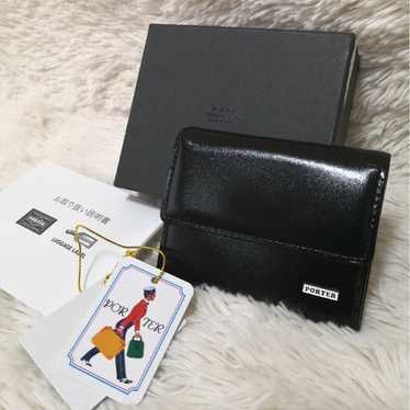 PORTER ポーター LEATHER COIN CASE PO-GLAZE-COIN-CASE-BLK - Porter-Yoshida & Co. - GLAZE ZIP
