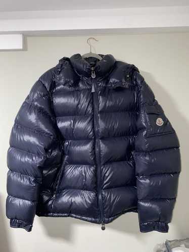 ネイビーブルー Moncler Mayaショートダウンジャケット
