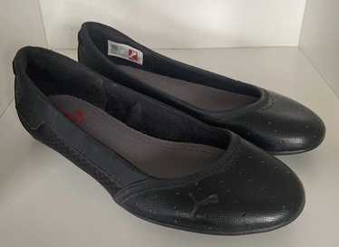 Puma black leather flats - Gem